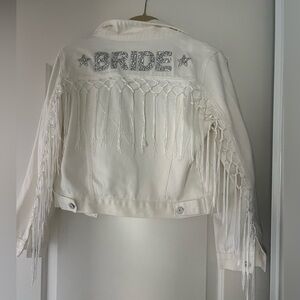 White Bride Jean Jacket